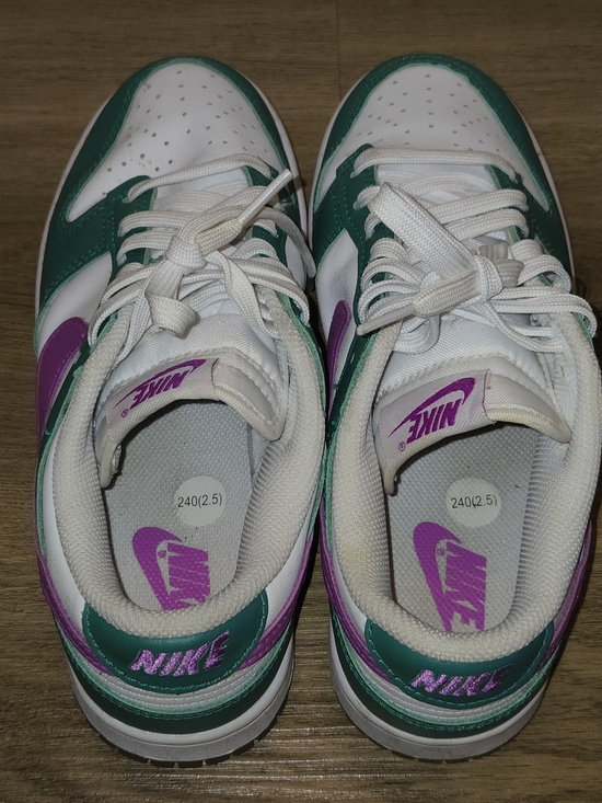 Nike Dunk Low-style Sneakers Teal White Pink \